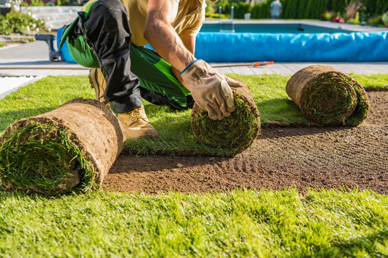 Turf installation