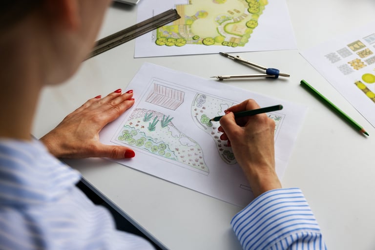Landscape design planning